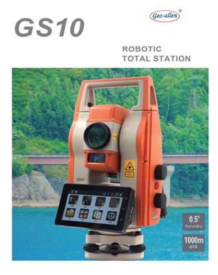 GS10 Geoallen Robot Total Station 1000m Prismless